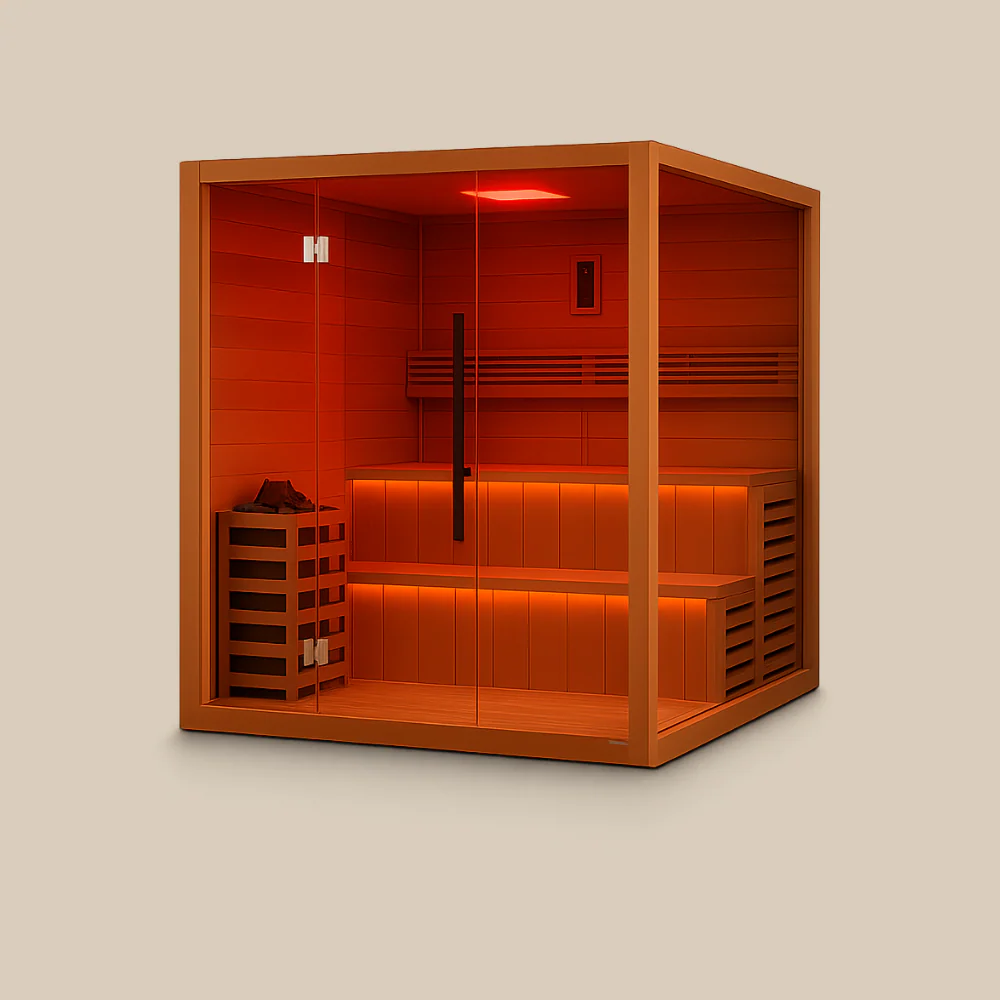 Solis Red Light Traditional Sauna (6 Person) - Image 3