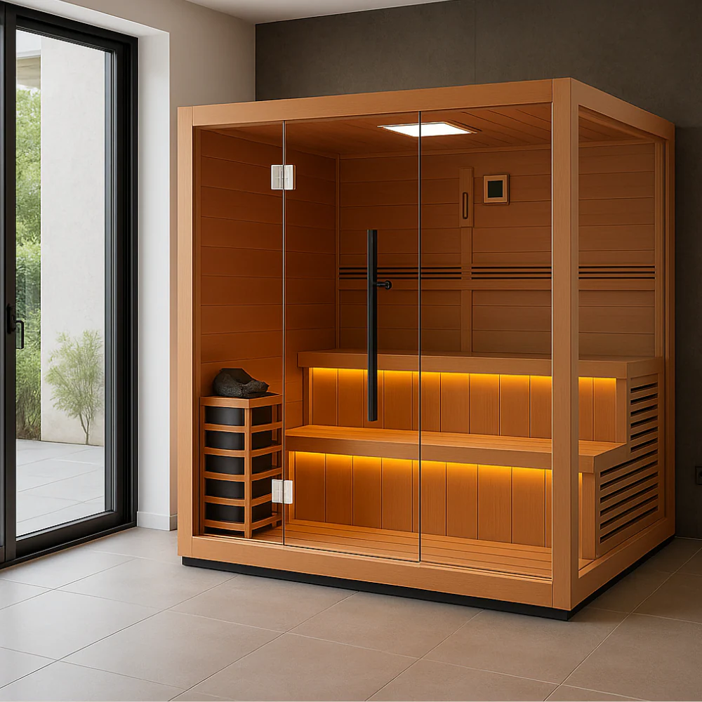 Solis Red Light Traditional Sauna (6 Person) - Image 4